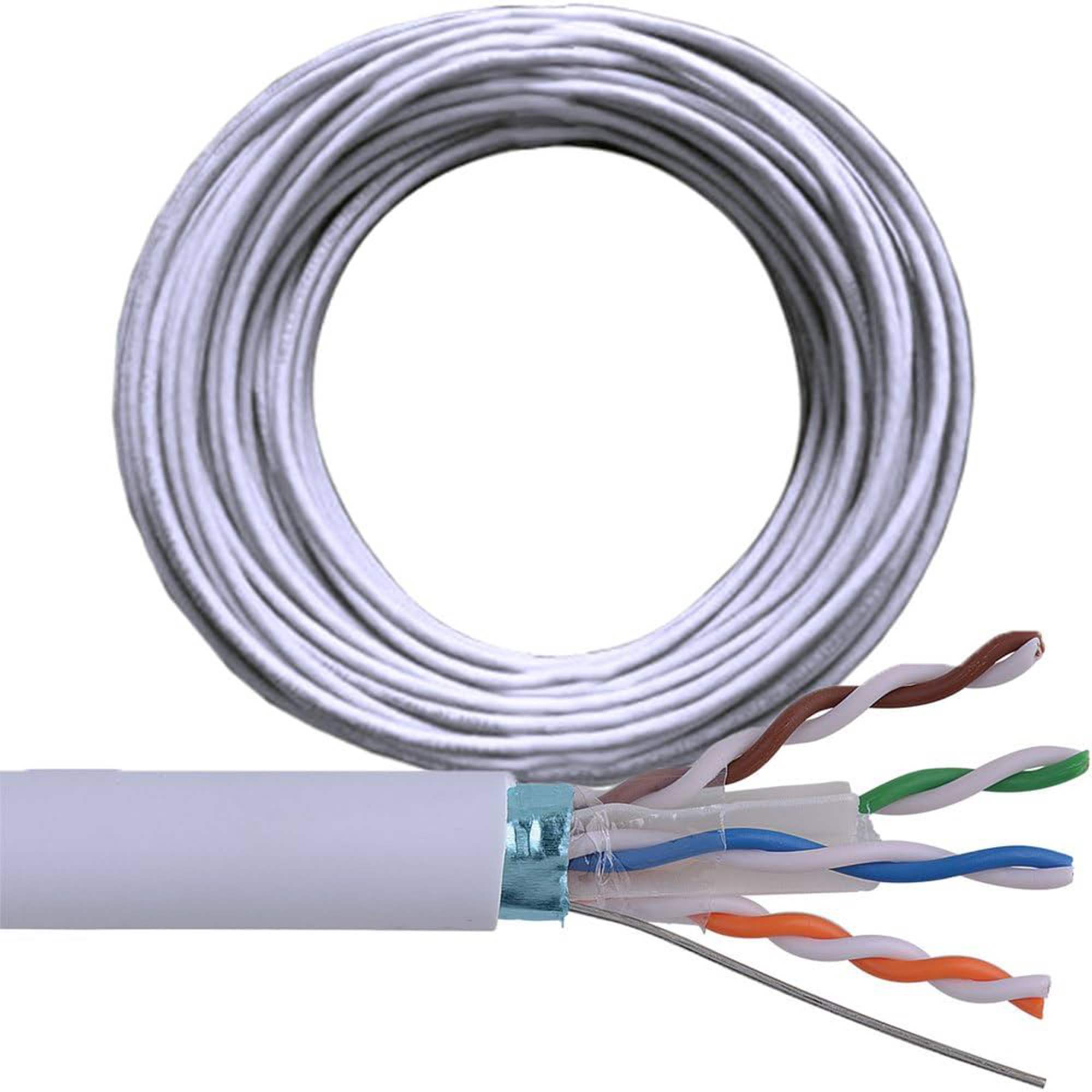 50 M RJ45 Cat6 UTP Ethernet Patch Cable (Gray)