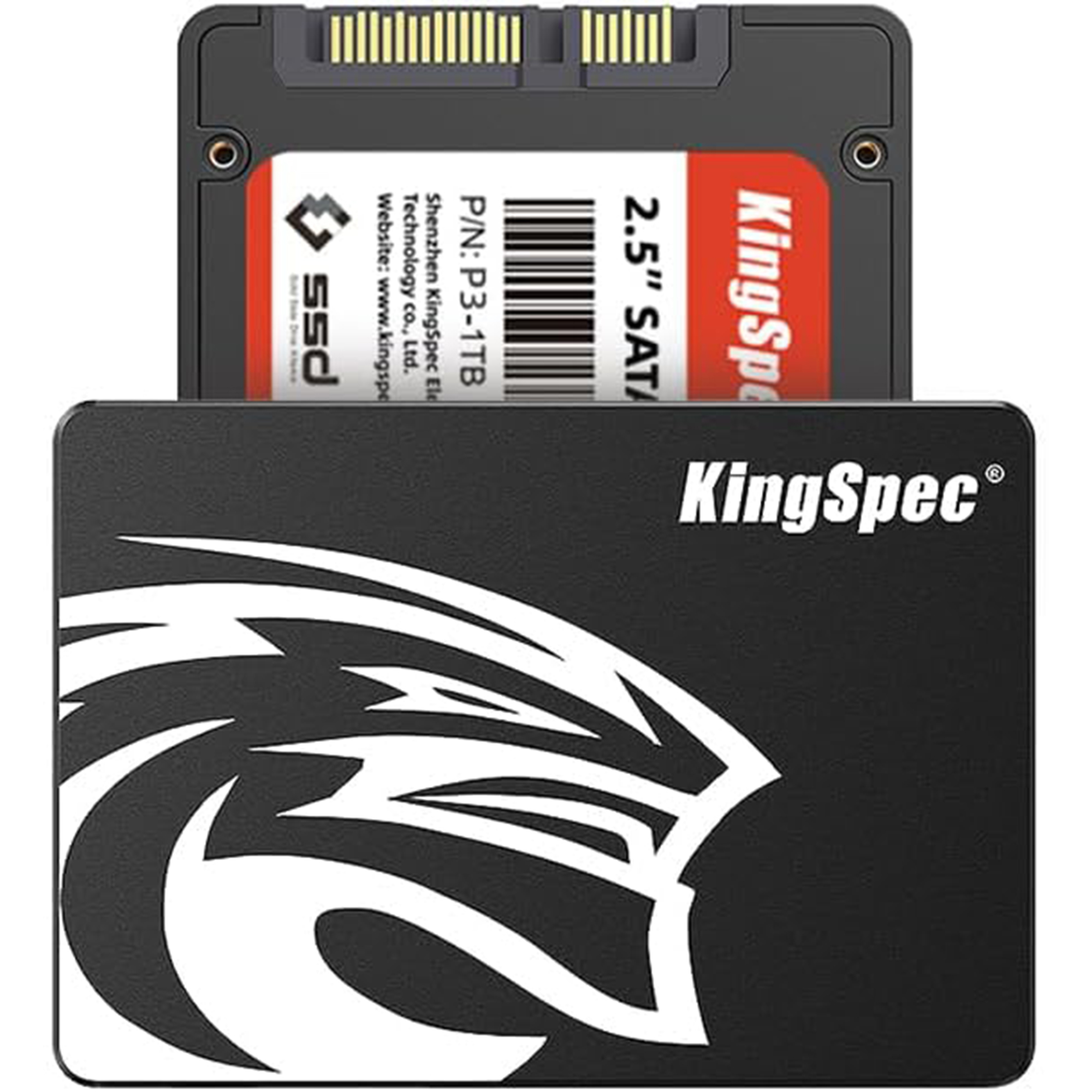 KingSpec 256GB SATA III SSD 6Gb/s, 2.5" Solid State Drive with 3D NAND Flash – For Laptop and PC Desktop