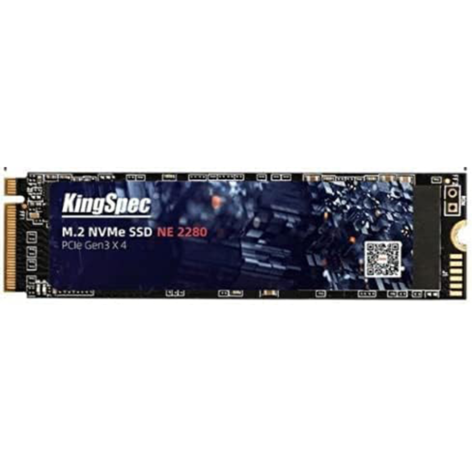 KingSpec 128GB M.2 NVMe SSD, 2280 PCIe Gen3x4 Internal Solid State Drive for Laptop/Notebook (2280, 128GB)