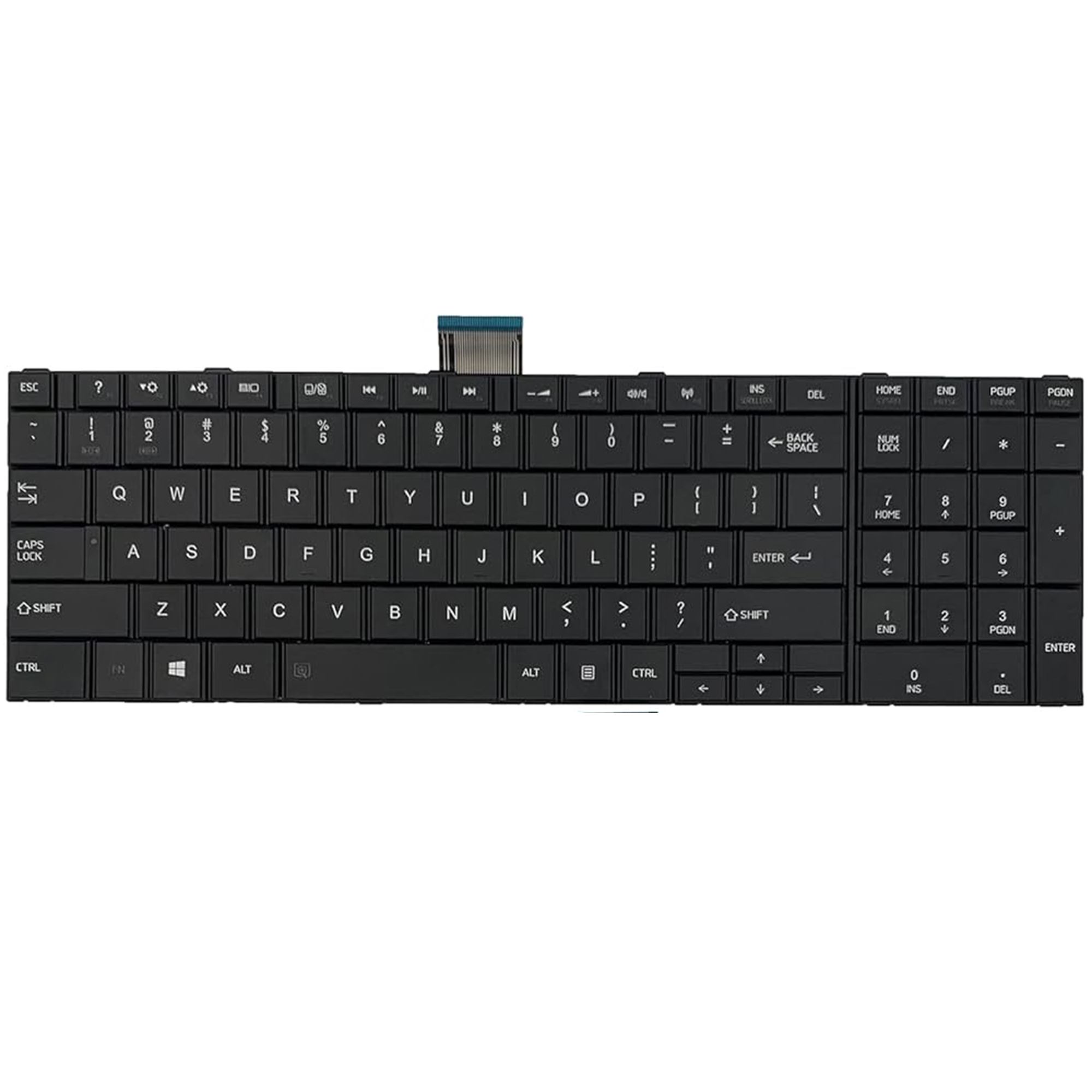 Keyboard for Toshiba Satellite C850 / C855 / L850 / L855 / P850 / P855 Series