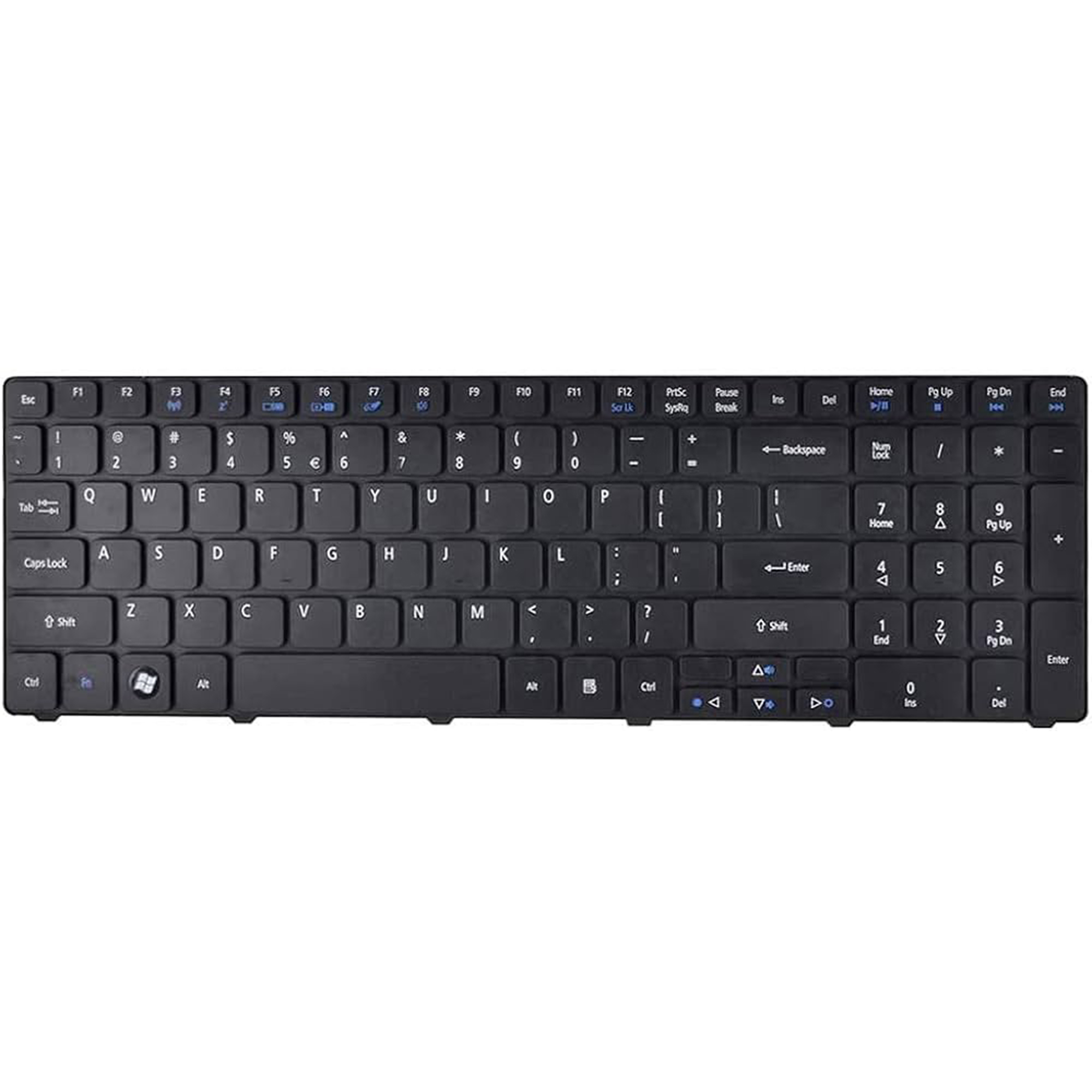 keyboard for Acer Aspire 5340, 5342, 5349, 5350 – Standard Laptop Keyboard (Black, Made in China)
