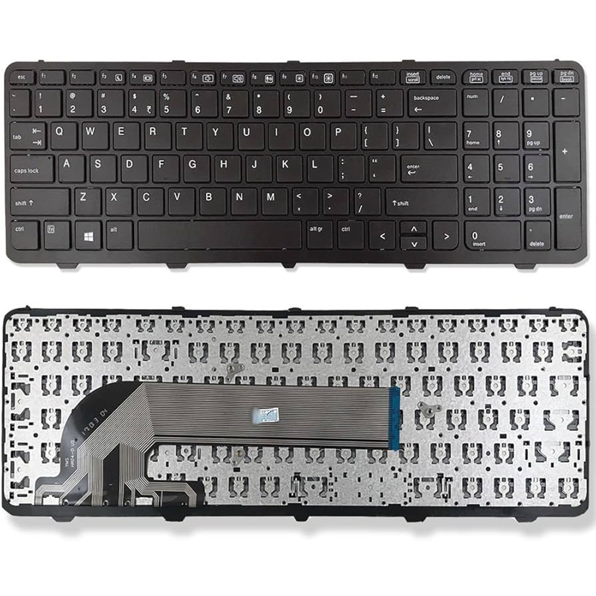 Keyboard for HP ProBook 450 G0 / G1 / G2 – US Layout, Black, Non-Backlit Keyboard for HP ProBook 450 G0 / G1 / G2 – US Layout, Black, Non-Backlit