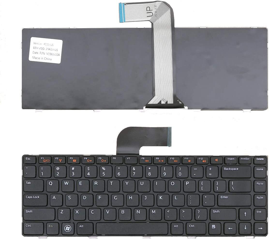 Keyboard  Dell Inspiron 14R N4110 N4120 M4110 N4050 N5040 N5050 M5040 M5050 Keyboard  Dell Inspiron 14R N4110 N4120 M4110 N4050 N5040 N5050 M5040 M5050