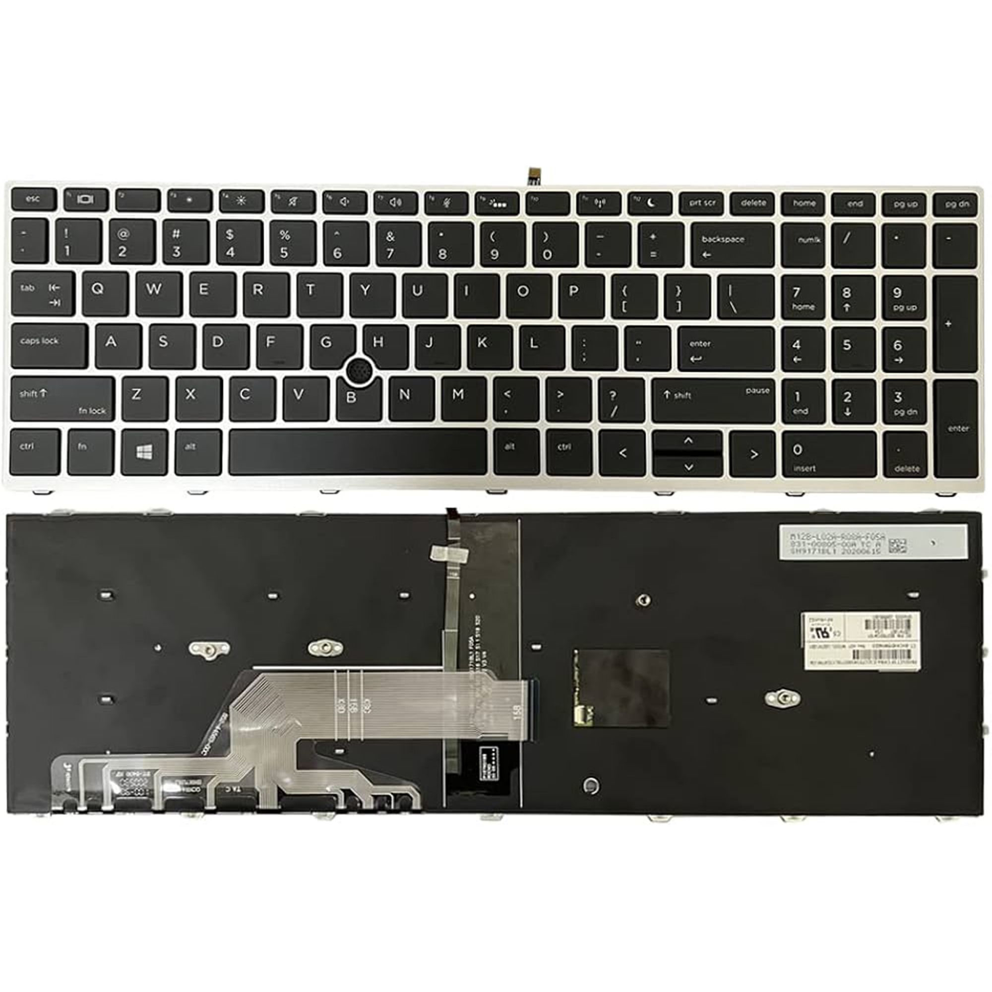 Keyboard HP ProBook 650 G4 650 G5/655 G4 655 G5 L09595-001 L09593-001 L00741-001 603780134101 6037B013420