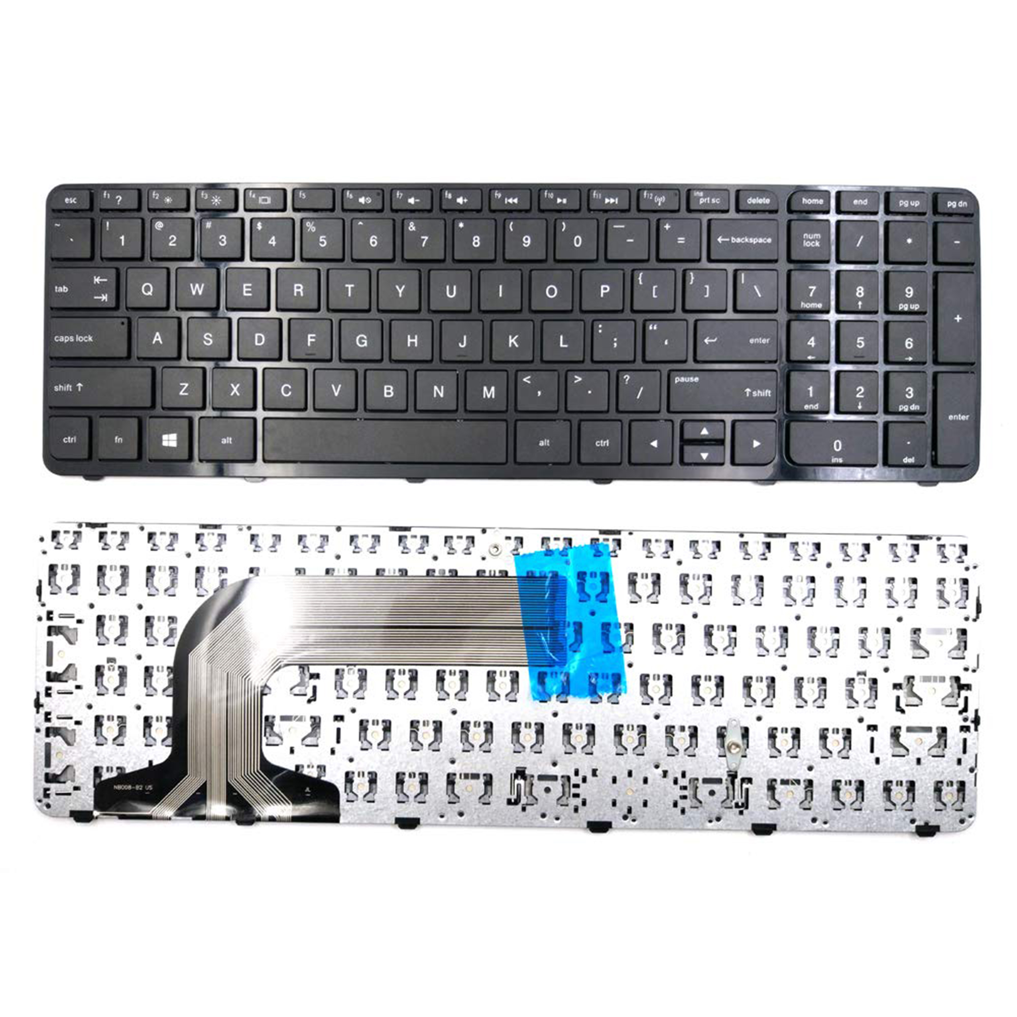 Keyboard  HP Pavilion 17-E 17-E016DX 17-E017DX 17-E017CL 17-E019DX 17-E020US 17-E030US 17-E037CL 17-E040US 17-E046US 17-E049WM 17-E055NR 17-E056US 17-E067CL 17-E086NR