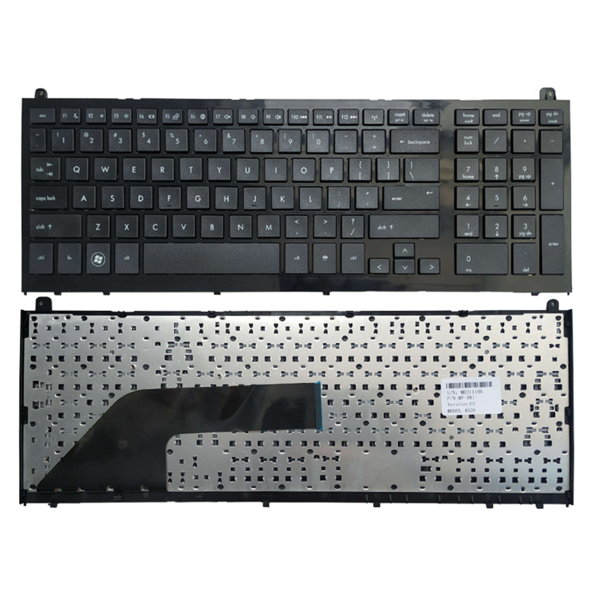 Keyboard HP ProBook 4520S 4520 4525S 4525 US Layout Keyboard HP ProBook 4520S 4520 4525S 4525 US Layout