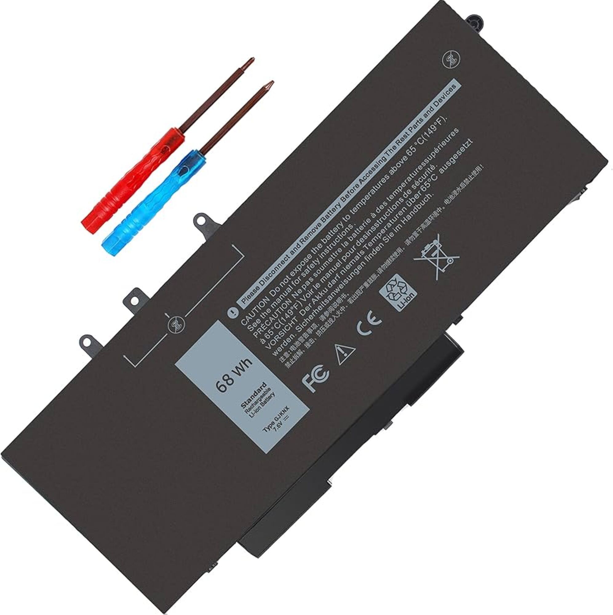 Replacement Battery for Dell Latitude GJKNX 5480 5580 5280 5288 5590 5488 5490 5491 5495 5591 E5480 E5580 E5490 E5590 & Precision 15 3520 3530 Replacement Battery for Dell Latitude GJKNX 5480 5580 5280 5288 5590 5488 5490 5491 5495 5591 E5480 E5580 E5490 E5590 & Precision 15 3520 3530