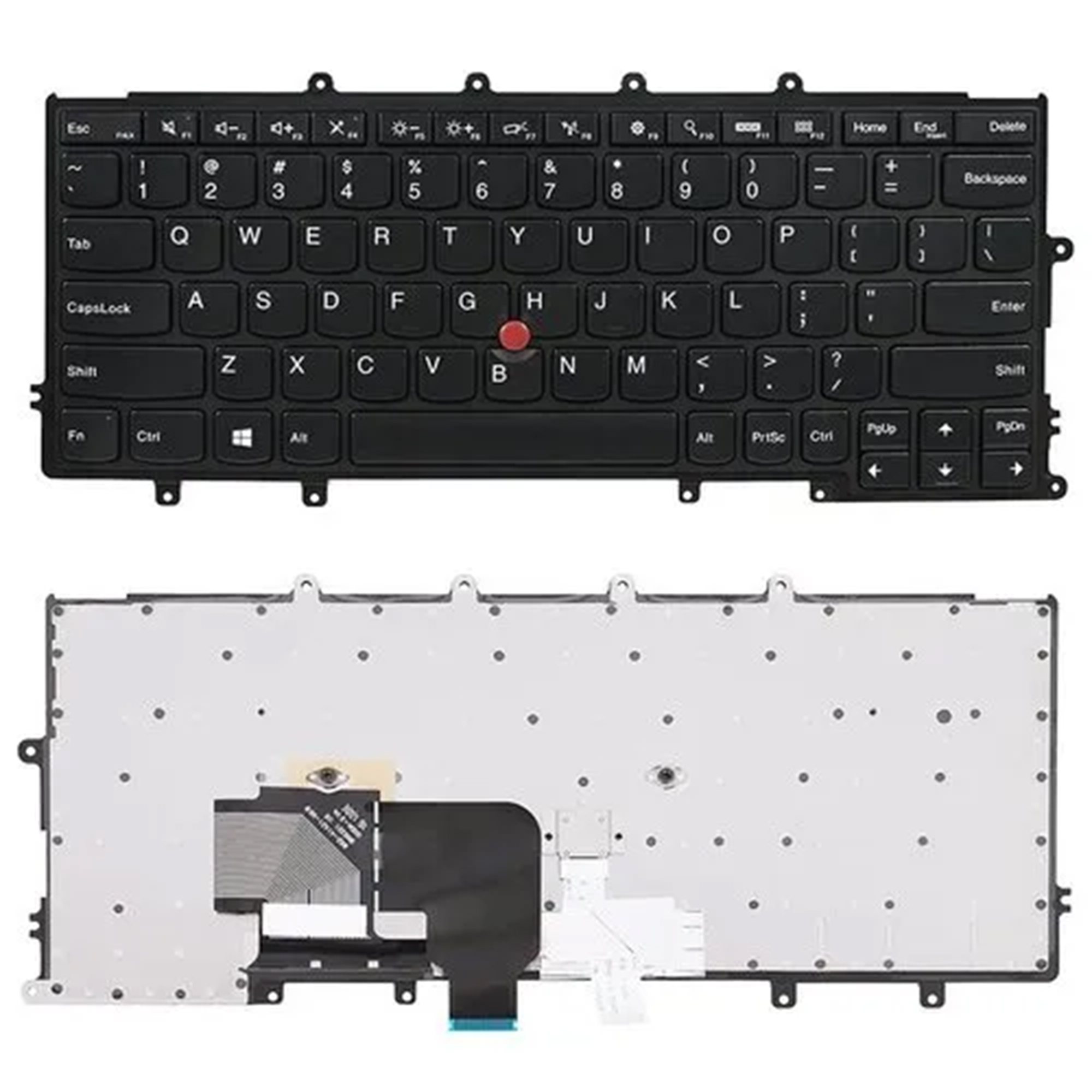 Keyboard for Lenovo ThinkPad X250 / X260 / X270 – US Layout, Black with TrackPoint Keyboard for Lenovo ThinkPad X250 / X260 / X270 – US Layout, Black with TrackPoint