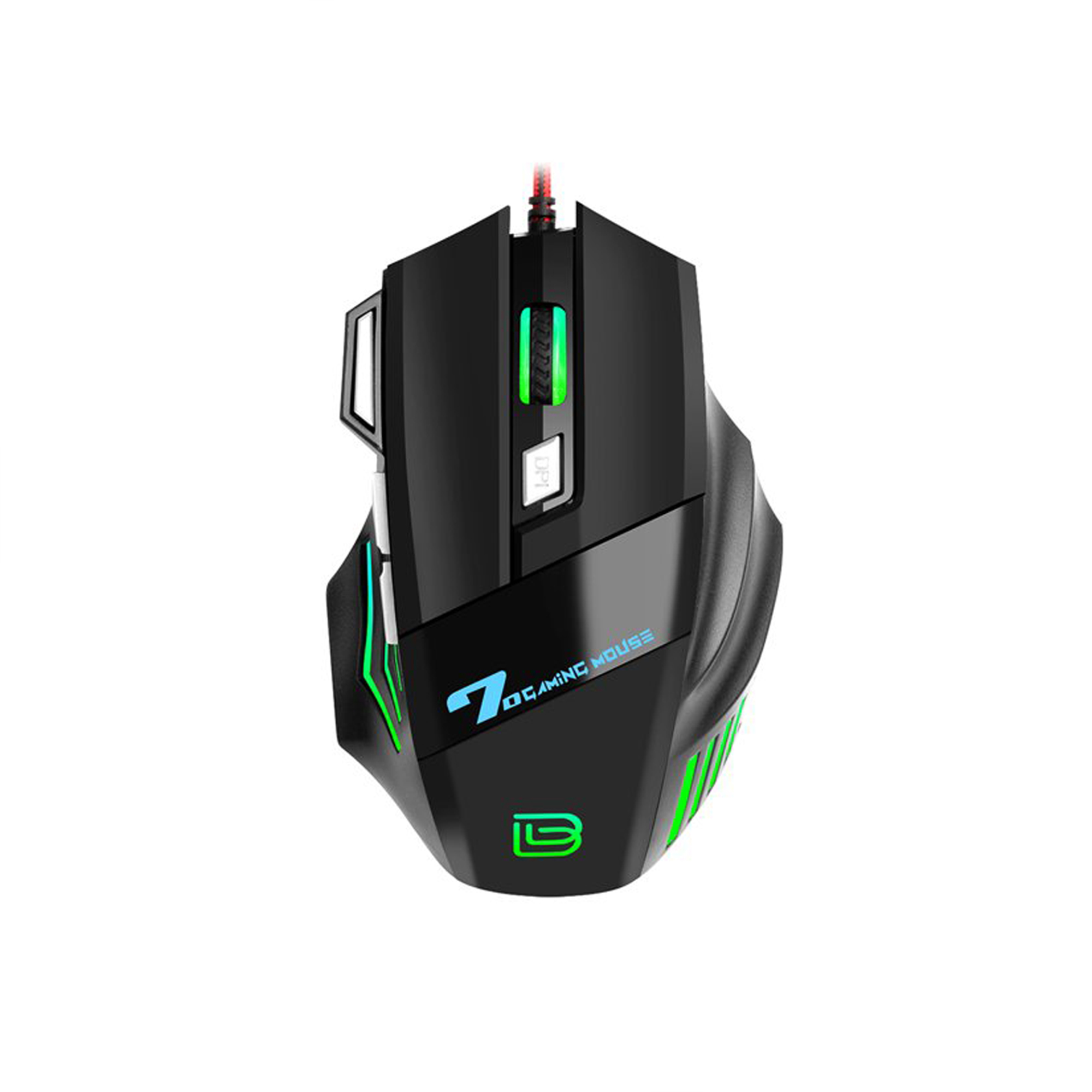Bajeal GM-Series Gaming Mouse – 7 Buttons, 1200 DPI, Wired USB, LED Backlit