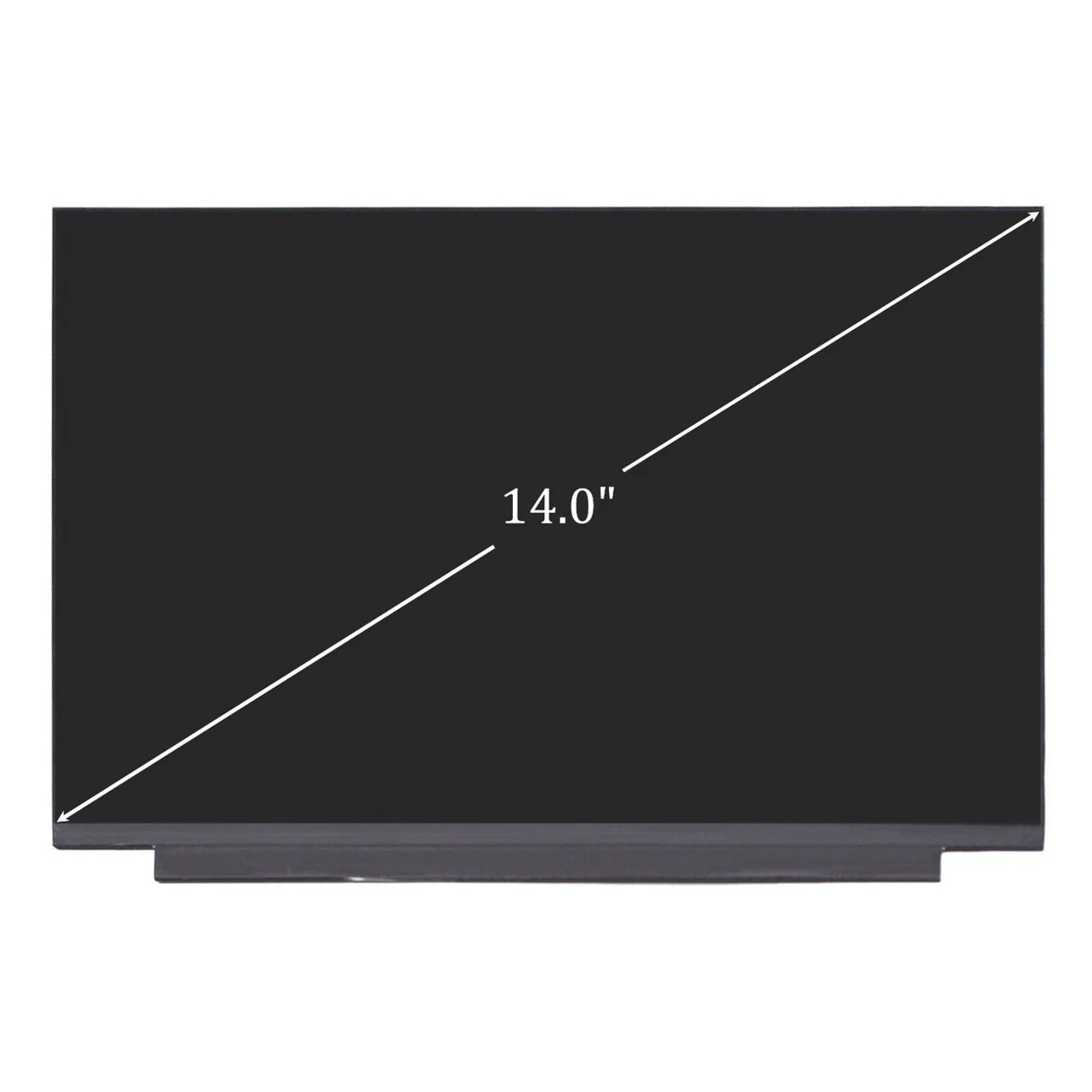 NT140WHM-N44 14.0" HD LCD Screen Replacement - Matte/Glossy, 30-Pin eDP, 1366x768