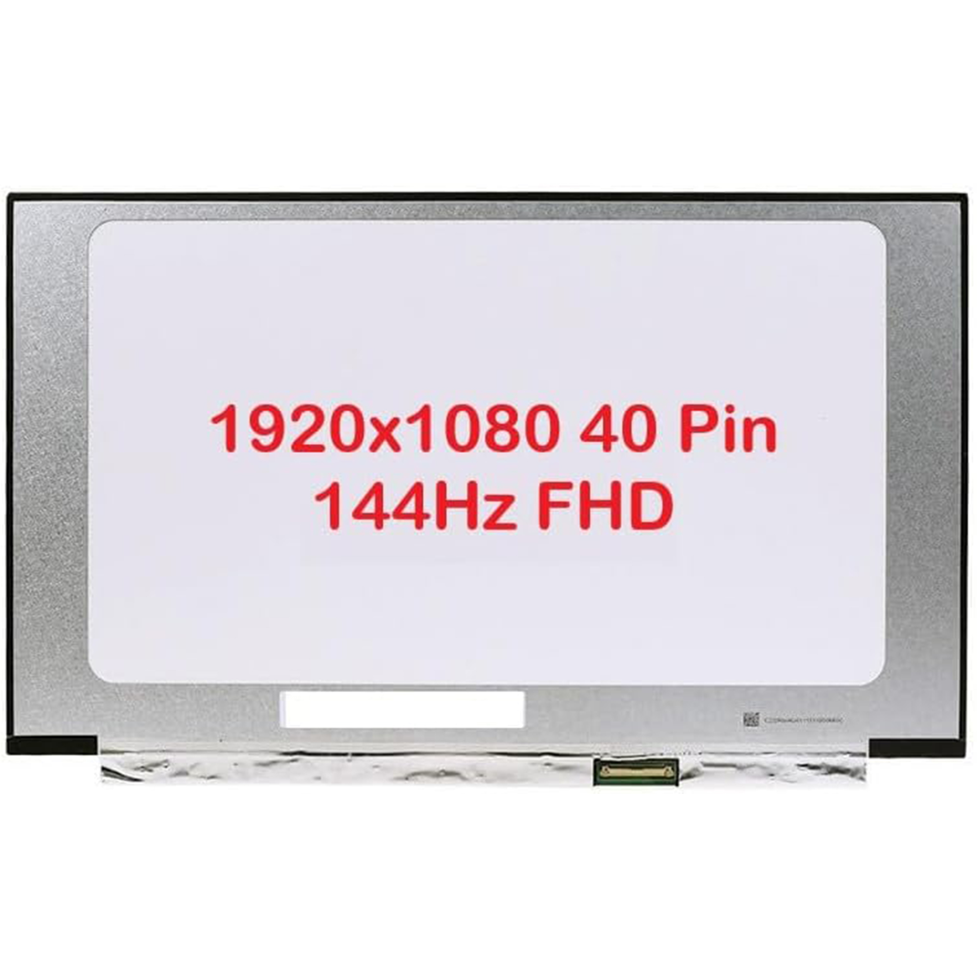 15.6" Slim Full HD 144Hz Laptop Screen – 40-Pin eDP