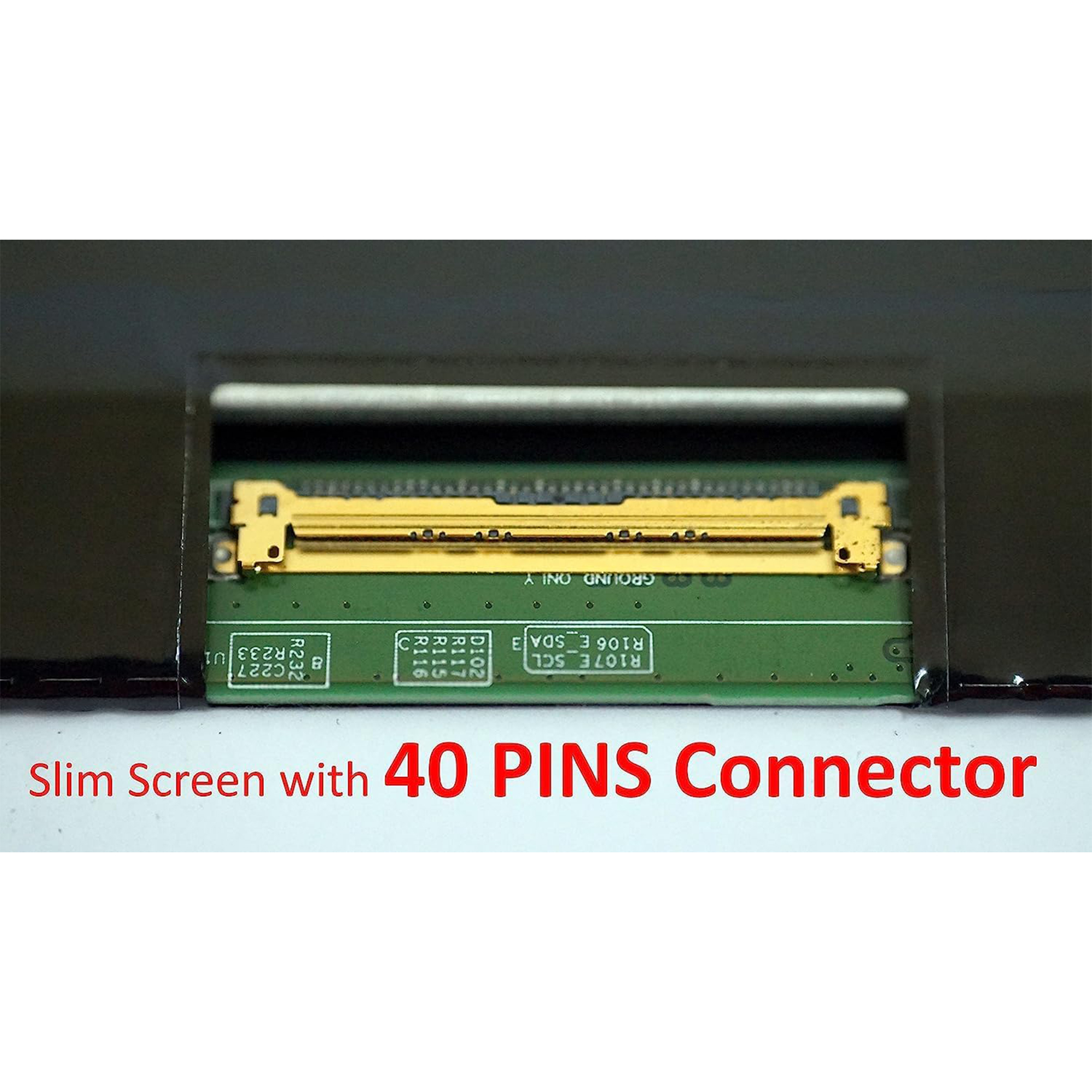15.6" Slim Full HD 144Hz Laptop Screen – 40-Pin eDP