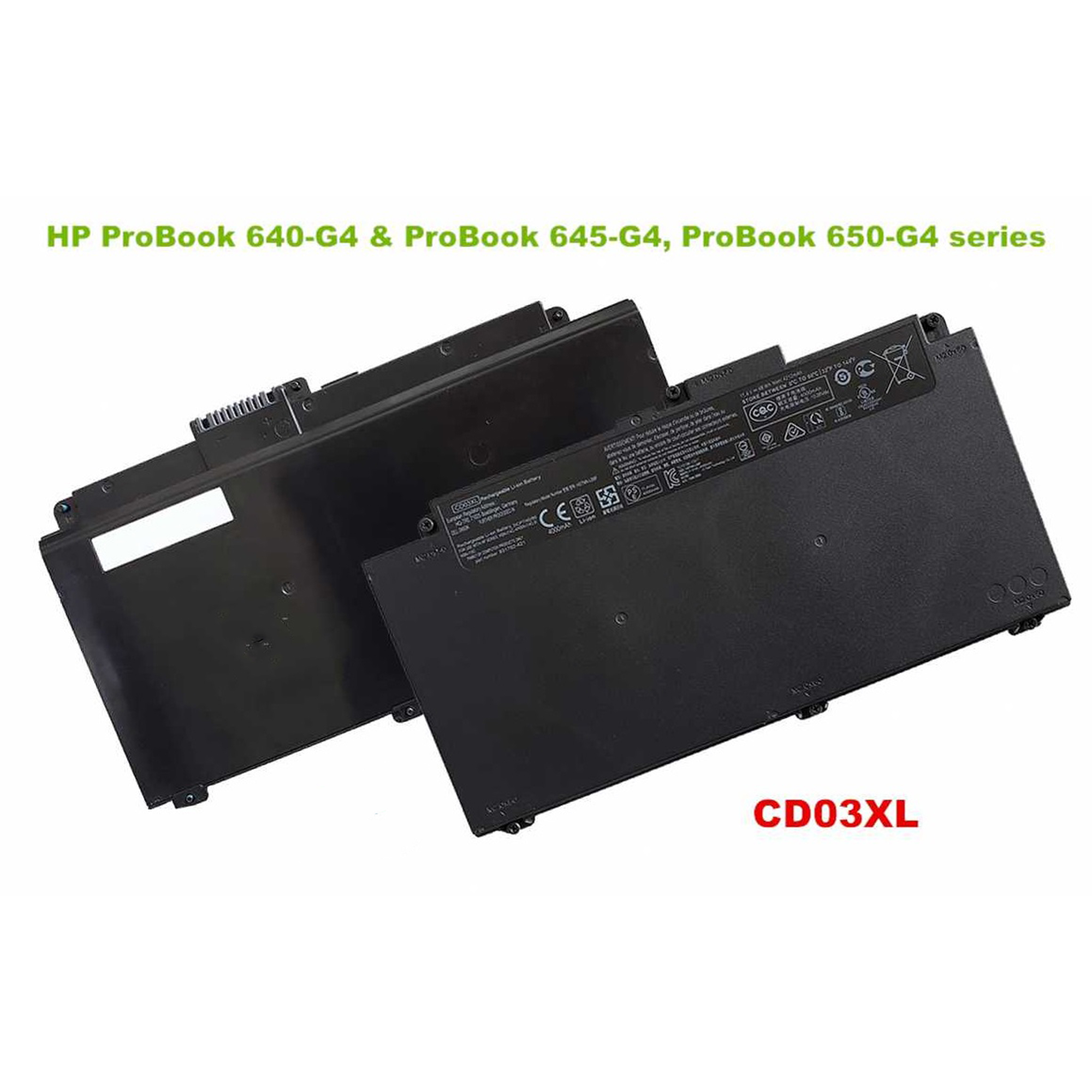 Replacement Battery HP CD03XL ProBook 640 G4  645 G4  650 G4  640 G5 645 G5  650 G5