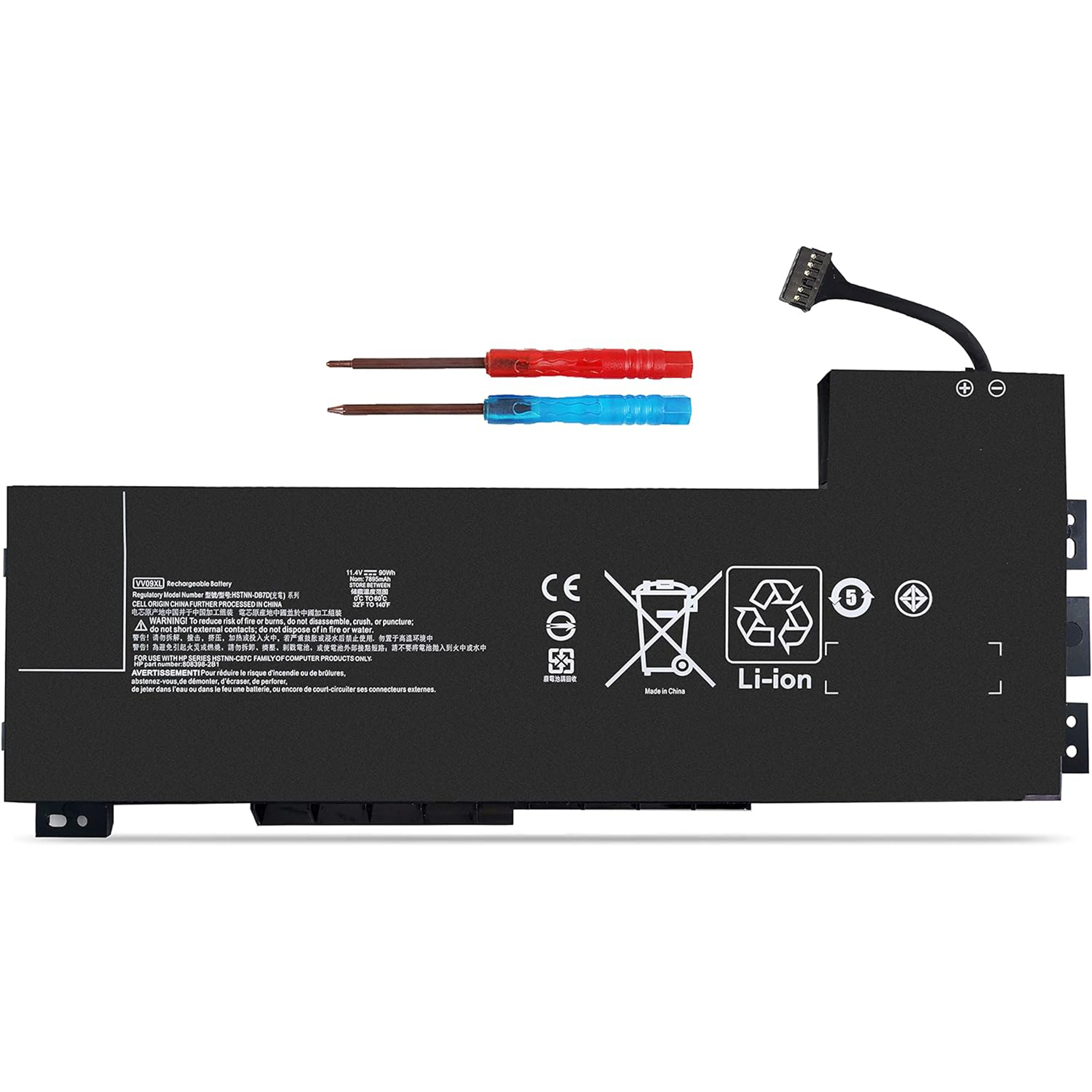 Replacement Battery for HP ZBook VV09XL VV09 15 G3‑G4 and 17 G3