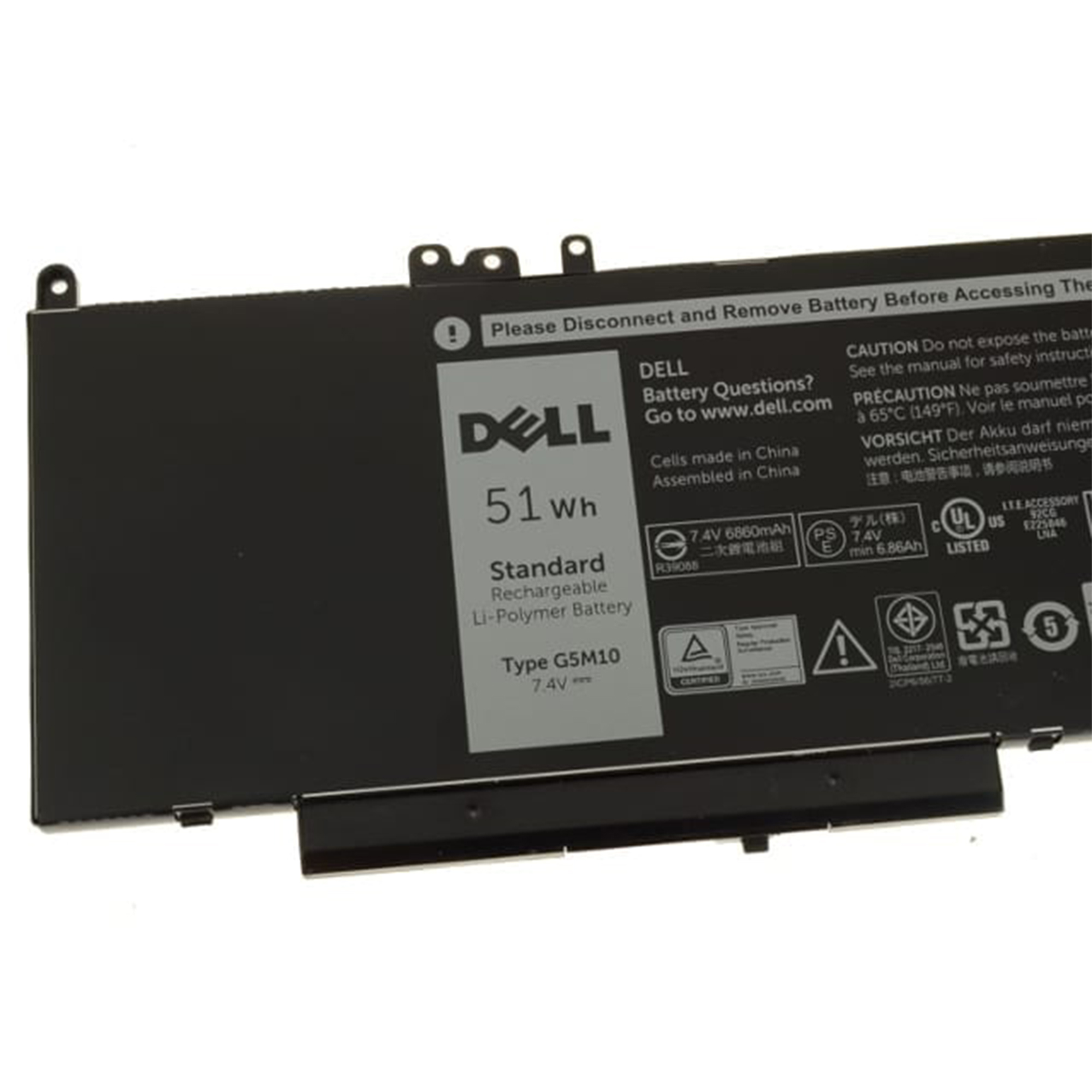 Replacement  Battery for Dell Latitude G5M10 E5450 E5550 Precision 15 3510 (M3510)  WYJC2 8V5GX RYXXH R9XM9 WTG3T