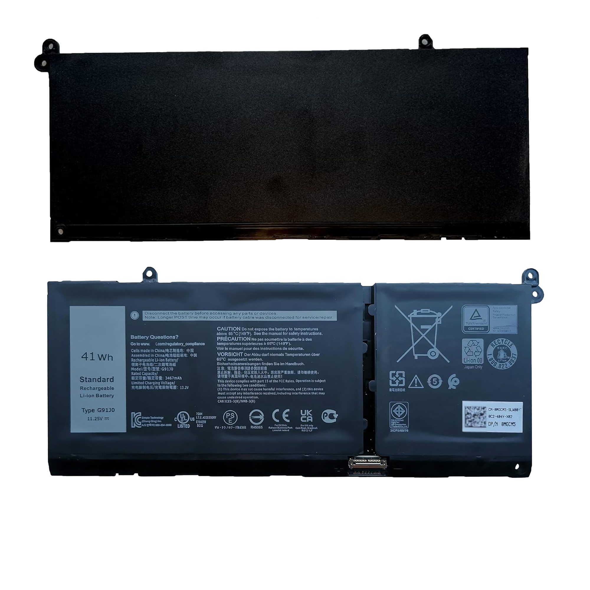 Replacement Laptop Battery for Dell Latitude 3520 3320 3330, Inspiron 3510 3511 3515 5310 5410 5418 14 Plus 7420 7415 2-in-1, Vostro 3510 3515 Replacement Laptop Battery for Dell Latitude 3520 3320 3330, Inspiron 3510 3511 3515 5310 5410 5418 14 Plus 7420 7415 2-in-1, Vostro 3510 3515