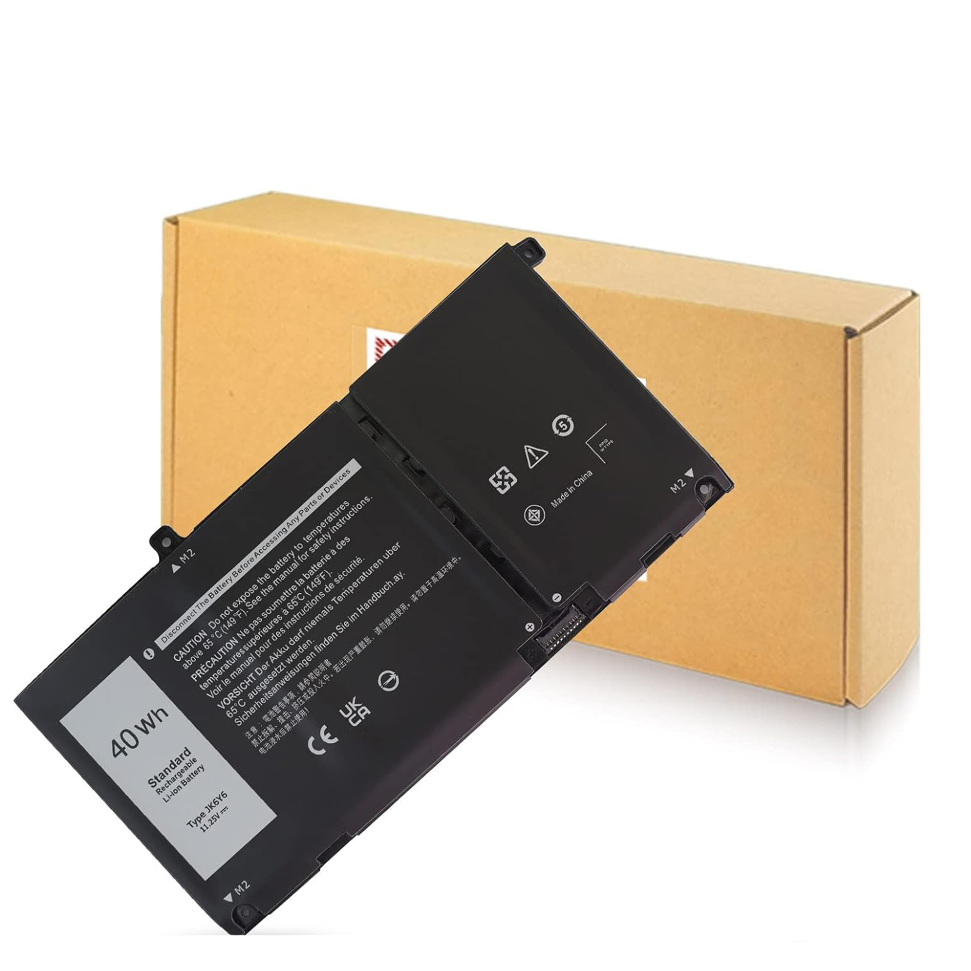 Battery for Dell Latitude 3410 Laptop – High Performance Replacement – 11.4V 42Wh