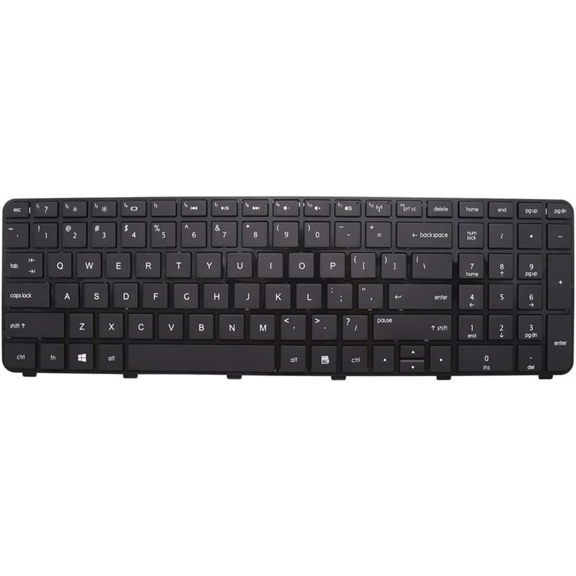 Replacement Keyboard for HP Pavilion DV7-6000 / DV7-6100 / DV7-6200 Series – Black