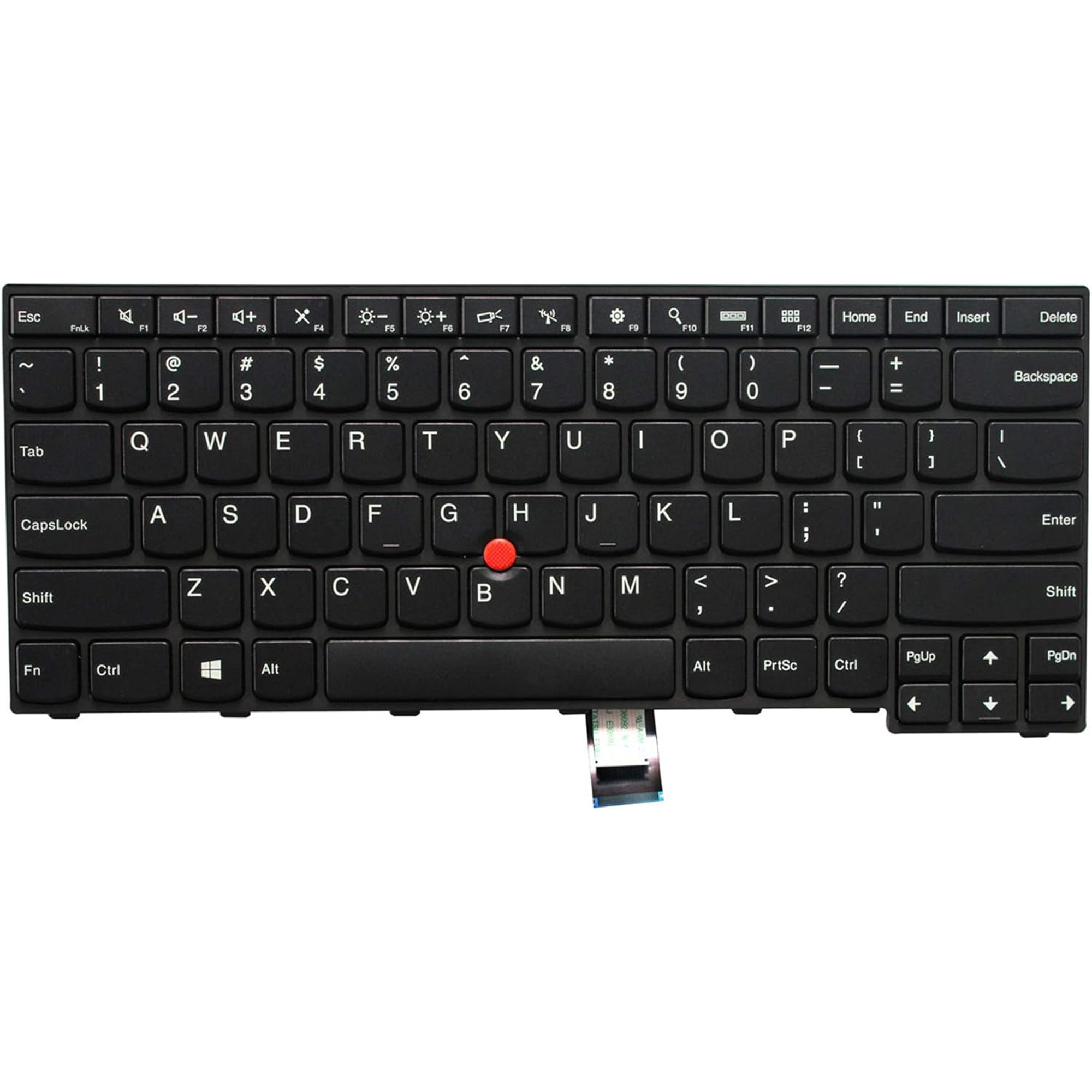 Keyboard Thinkpad E450 E450c E455 E460 E465, US Layout Laptop Keyboard Non-Backlit Function