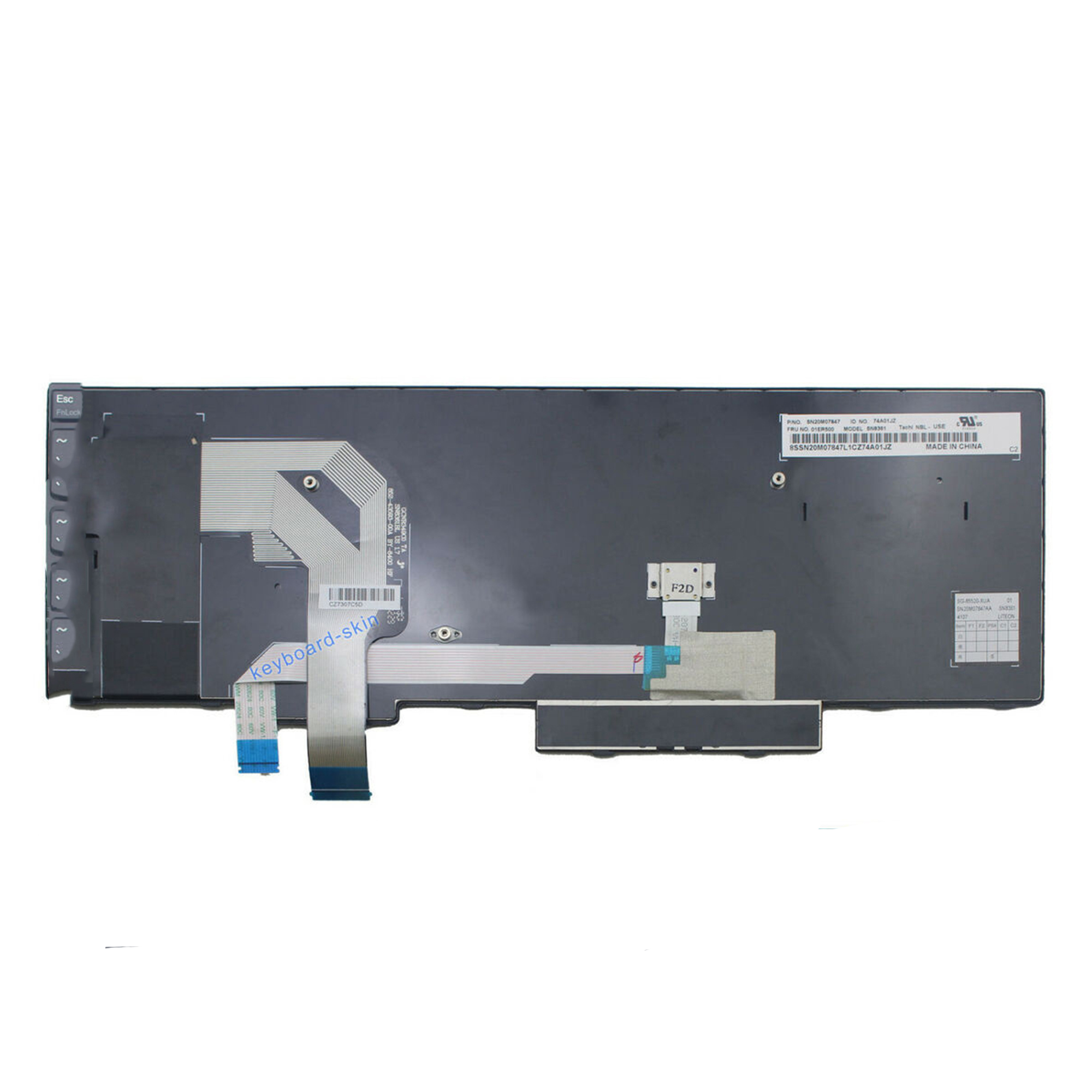 Keyboard  lenovo Thinkpad T580 T570 T575
