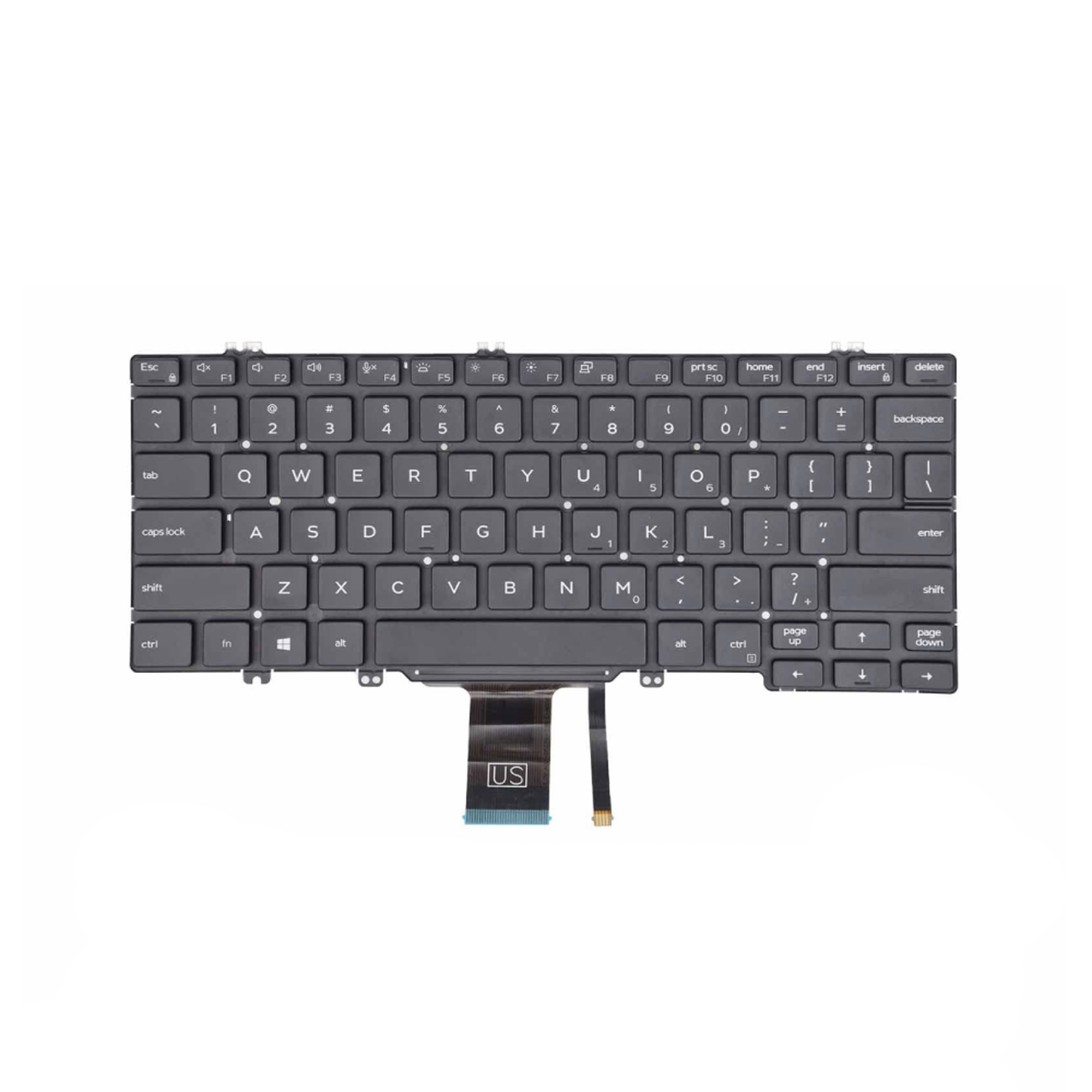 Keyboard  Dell Latitude: 7280 7290 7380 7389 7390 5290 5289 5288 5280