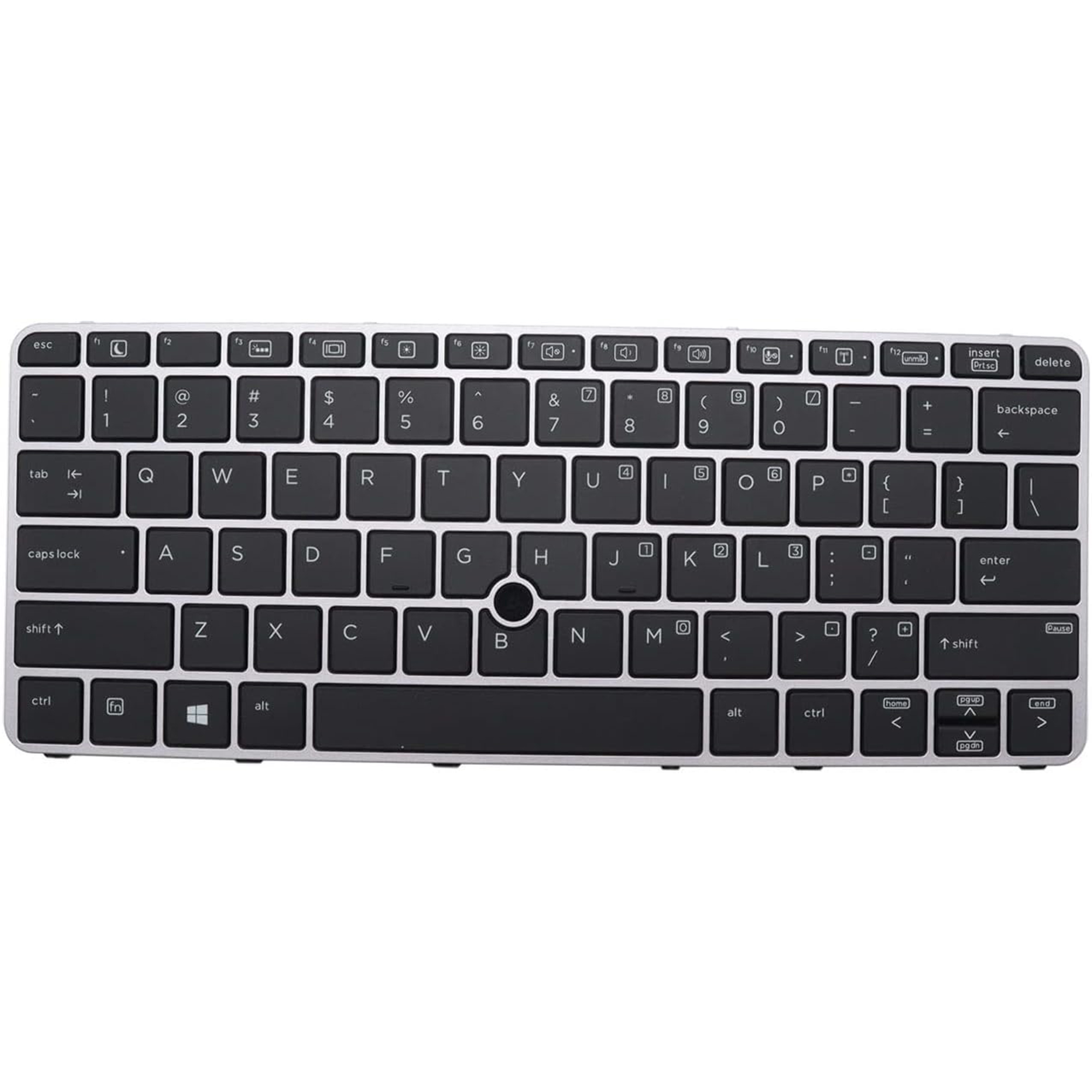 Keyboard  HP EliteBook 820 G3, 826630-B31, 828 G3, 725 G4 Laptops With Silver Frame