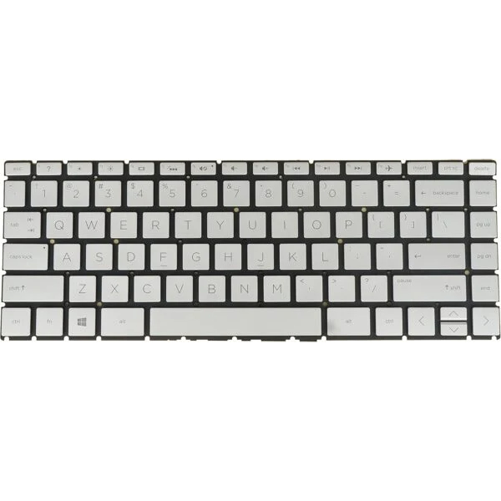 Keyboard HP 14-DQ1037WM, 14-DQ1038WM, 14-DQ1039WM, 14-DQ1040WM, 14-DQ1043CL Keypad Silver